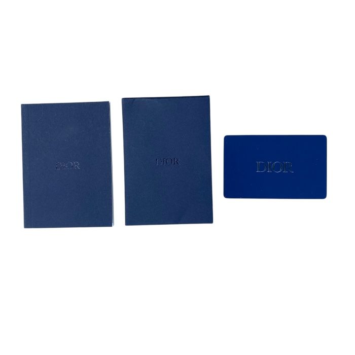 Dior Saddle Bag Body Bag Shoulder Bag Crossbody Leather Grain Calfskin Navy