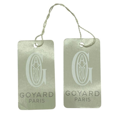 Goyard Coin Case Coin Purse Herringbone PVC X Leather Black X Brown Men's