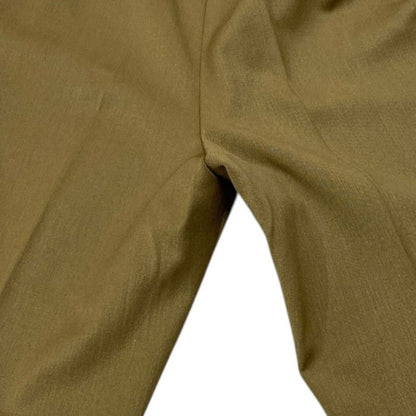 Hermes Slacks Tapered Straight Pants Bottoms Brown Wool [size 38] Hermes