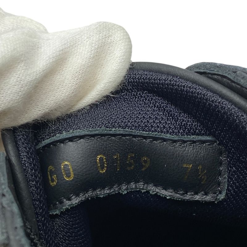 Louis Vuitton Tattoo Line Sneakers High Cut Sneakers Leather Black Go0159 [size