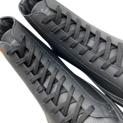 Louis Vuitton Tattoo Line Sneakers High Cut Sneakers Leather Black Go0159 [size