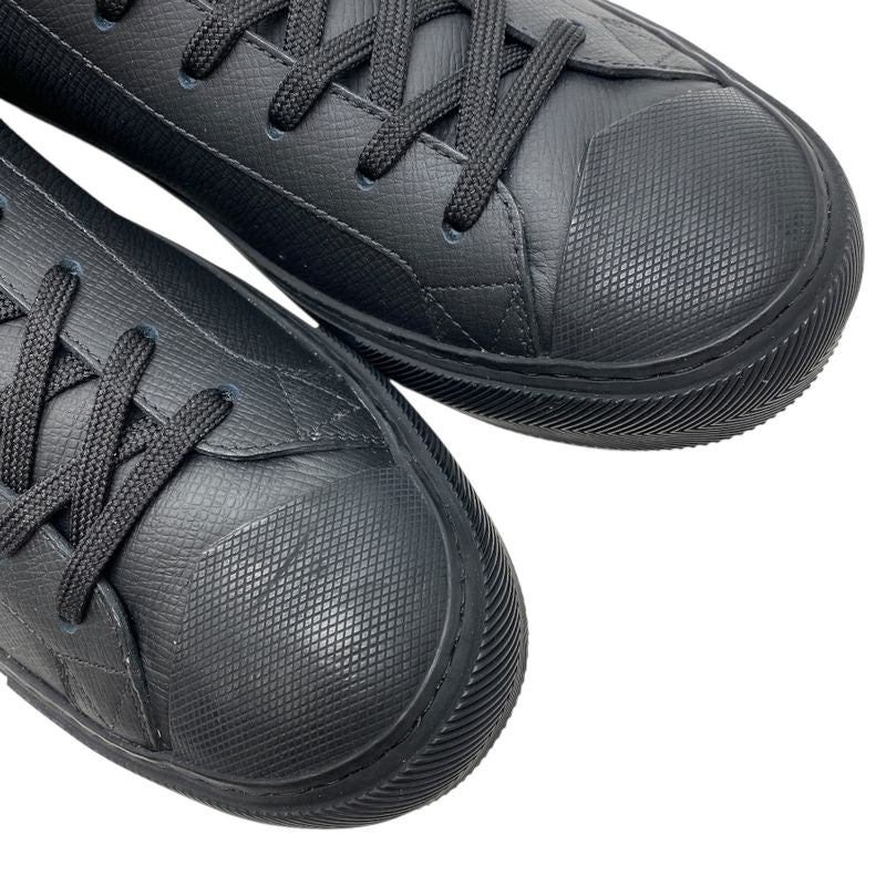 Louis Vuitton Tattoo Line Sneakers High Cut Sneakers Leather Black Go0159 [size