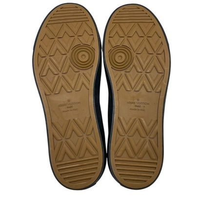 Louis Vuitton Tattoo Line Sneakers High Cut Sneakers Leather Black Go0159 [size