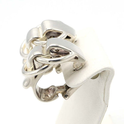 Hermes Duzano Earrings Silver 925 Hallmark Accessory 18.6 g M4407