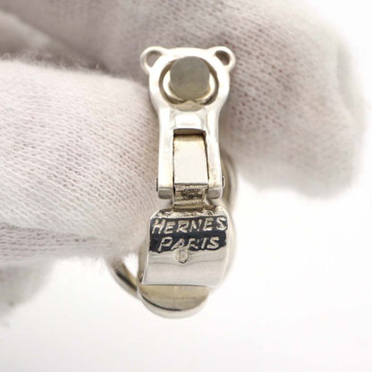 Hermes Duzano Earrings Silver 925 Hallmark Accessory 18.6 g M4407