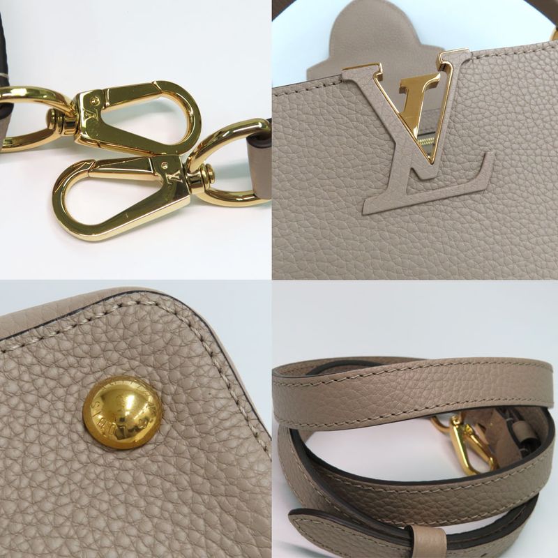 Louis Vuitton Capucines MM M24745 Galle Taurillon Gdhardware Handbag
