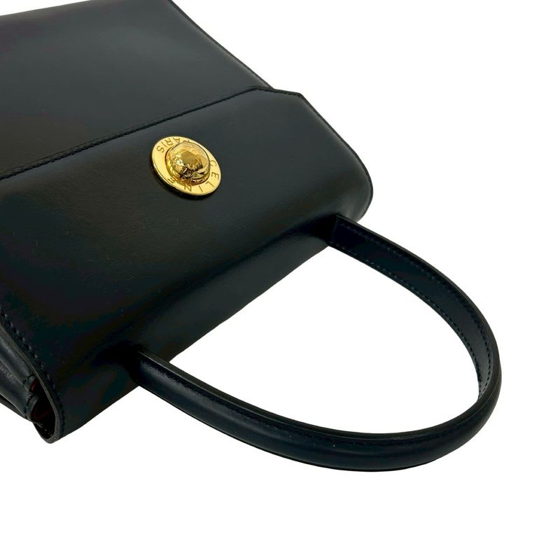 Celine Vintage Star Ball Hardware Leather 2-Way Handbag Shoulder