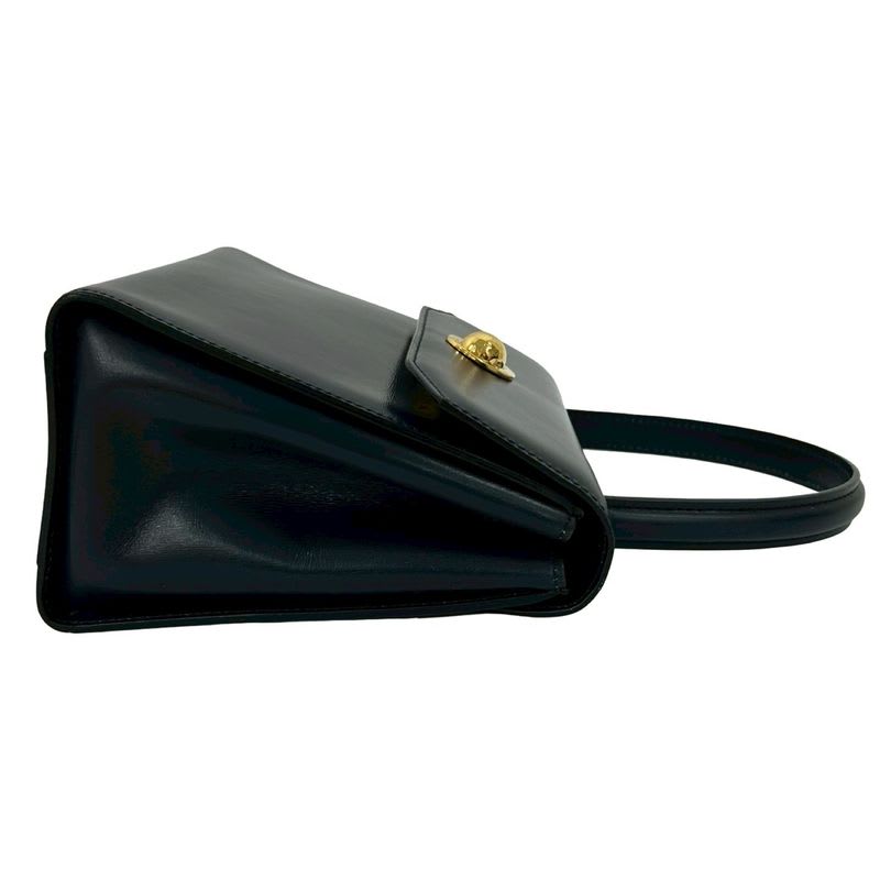 Celine Vintage Star Ball Hardware Leather 2-Way Handbag Shoulder