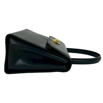 Celine Vintage Star Ball Hardware Leather 2-Way Handbag Shoulder