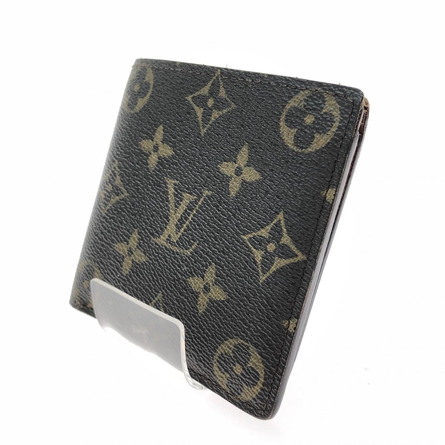 Louis Vuitton Men's Bifold Wallet Monogram Portefeuille Marco M61675 Brown