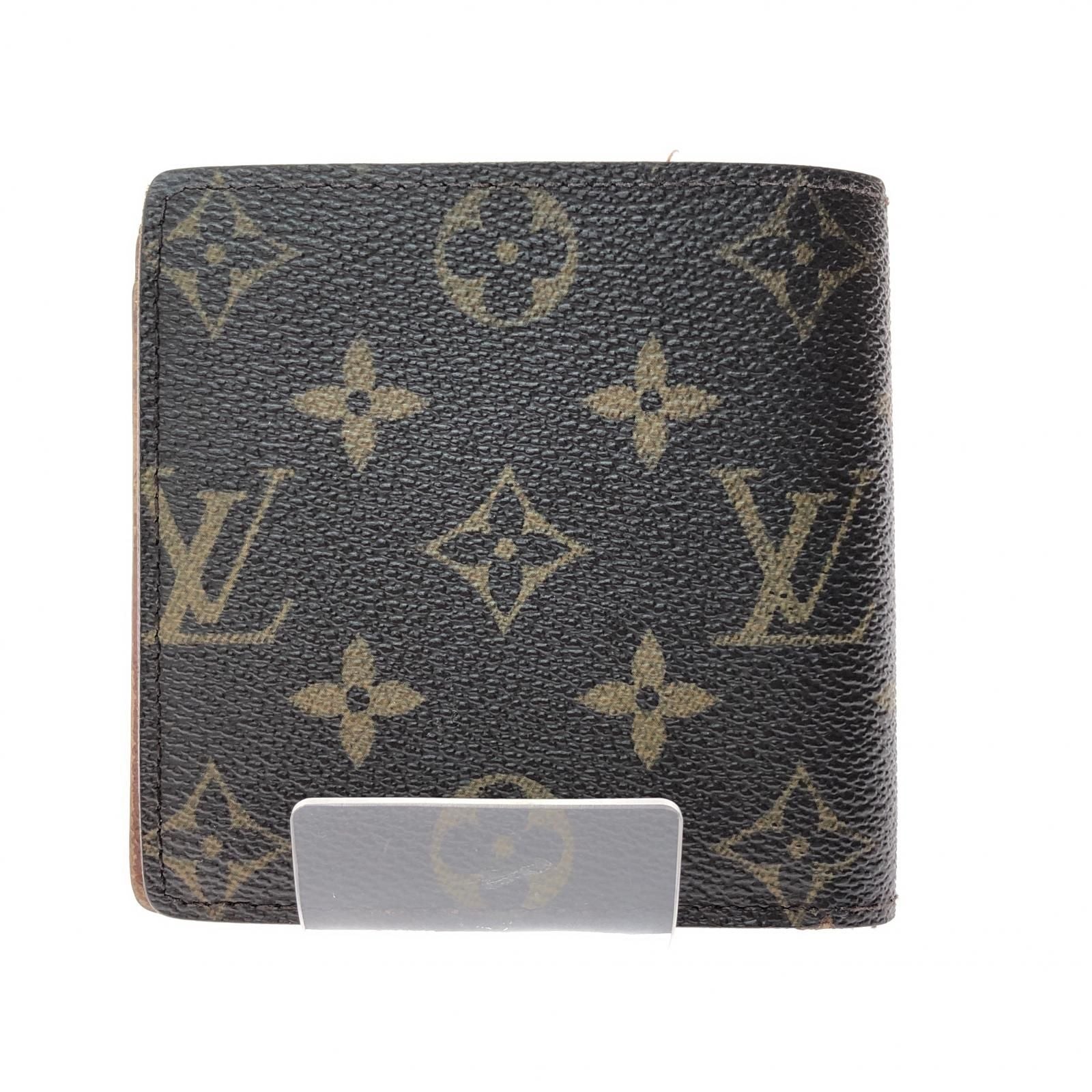 Louis Vuitton Men's Bifold Wallet Monogram Portefeuille Marco M61675 Brown
