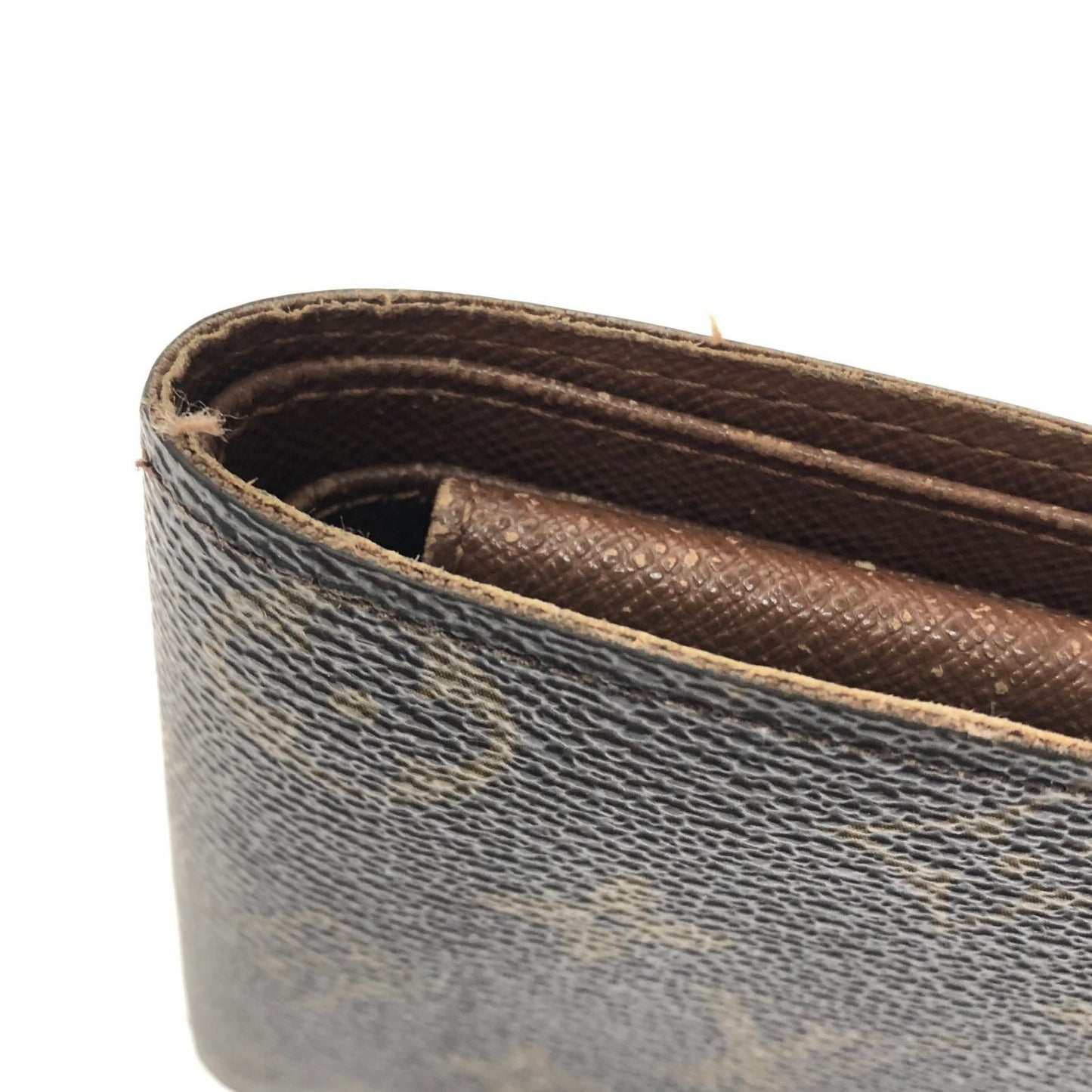 Louis Vuitton Men's Bifold Wallet Monogram Portefeuille Marco M61675 Brown