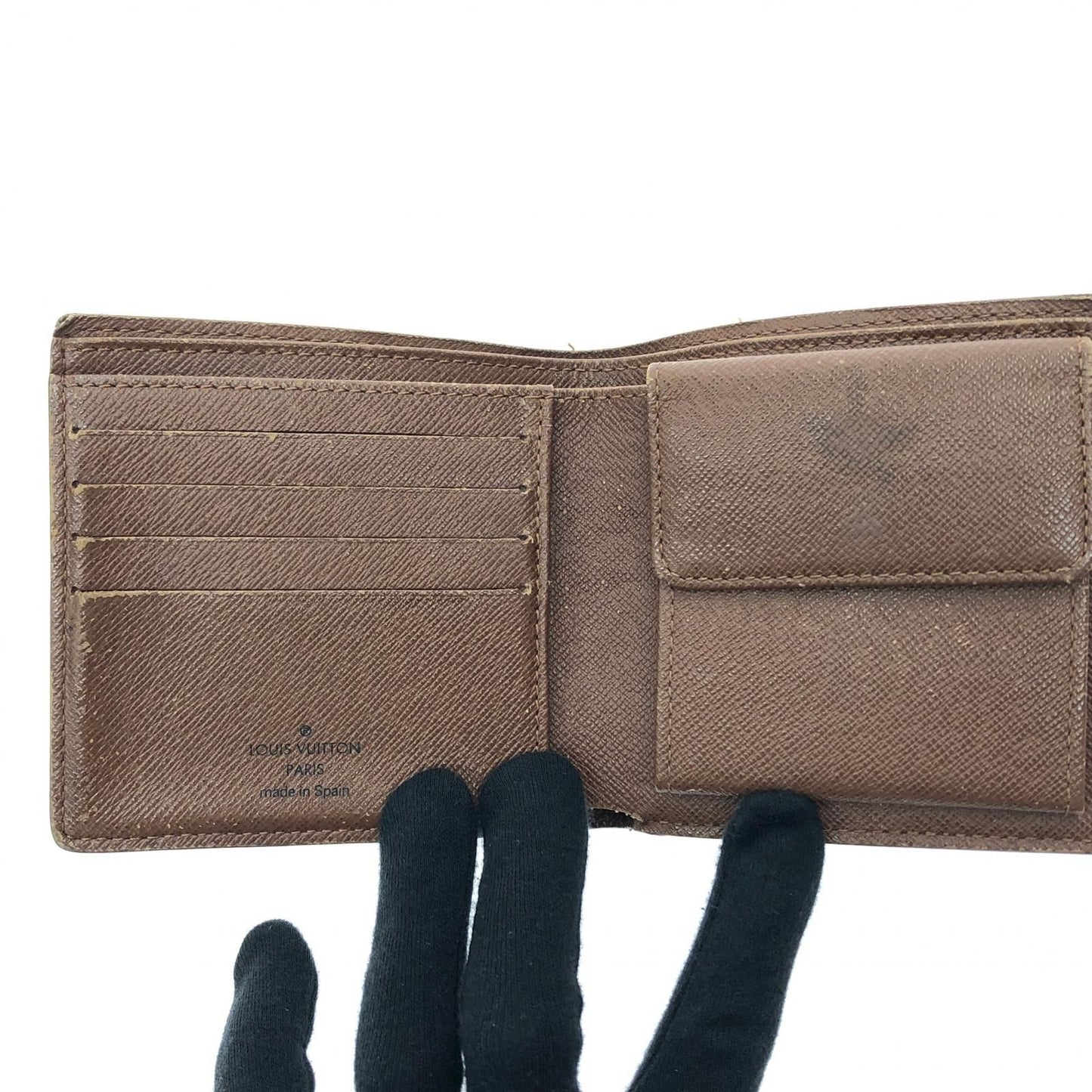 Louis Vuitton Men's Bifold Wallet Monogram Portefeuille Marco M61675 Brown