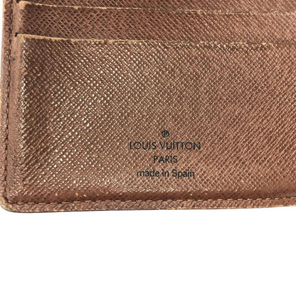 Louis Vuitton Men's Bifold Wallet Monogram Portefeuille Marco M61675 Brown