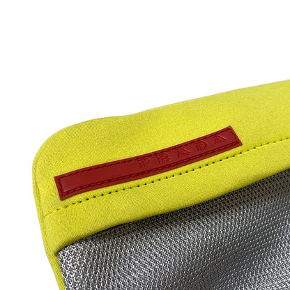 Prada Sport Pouch - Mv557 Silver and Yellow