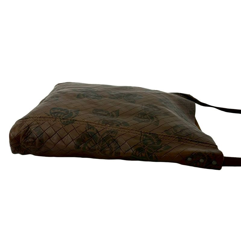 Bottega Veneta Intreccio Mirage Butterfly Pattern Leather Shoulder Bag Sacoche