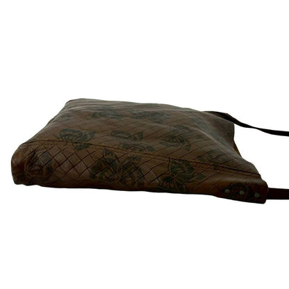 Bottega Veneta Intreccio Mirage Butterfly Pattern Leather Shoulder Bag Sacoche