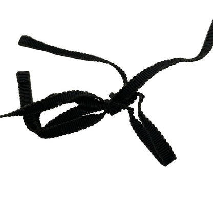 Prada Necklace - Leather Silver and Black Bijoux E