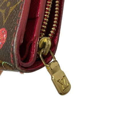 Louis Vuitton Bifold Wallet Monogram Cherry Compact Zip M95005 Monogram Cherry