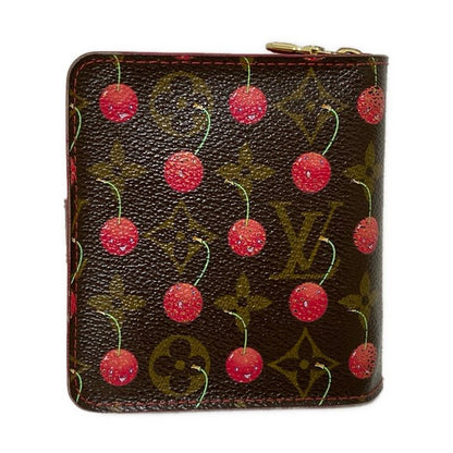Louis Vuitton Bifold Wallet Monogram Cherry Compact Zip M95005 Monogram Cherry
