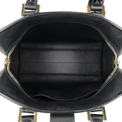 Saint Laurent Baby Monogram Cabas Su 2way Shoulder Bag Handbag Leather Black