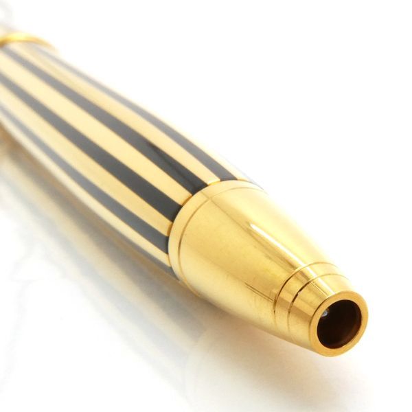 Cartier Ballpoint Pen 1847 Limited Edition Gold Stripe Louis Cartier