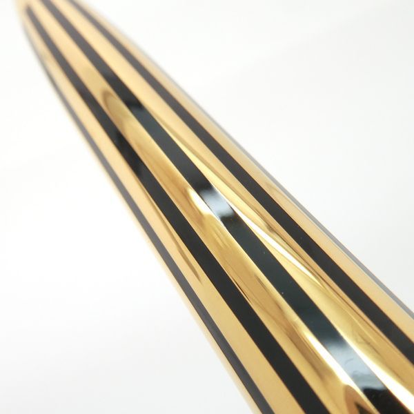 Cartier Ballpoint Pen 1847 Limited Edition Gold Stripe Louis Cartier