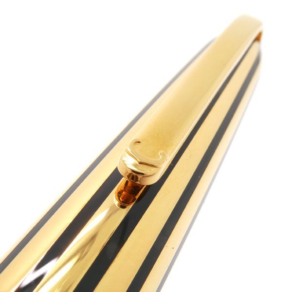 Cartier Ballpoint Pen 1847 Limited Edition Gold Stripe Louis Cartier
