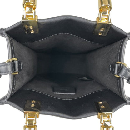 Fendi Sunshine Shopper Mini Handbag Demi Pattern Shoulder Bag Handbag Leather