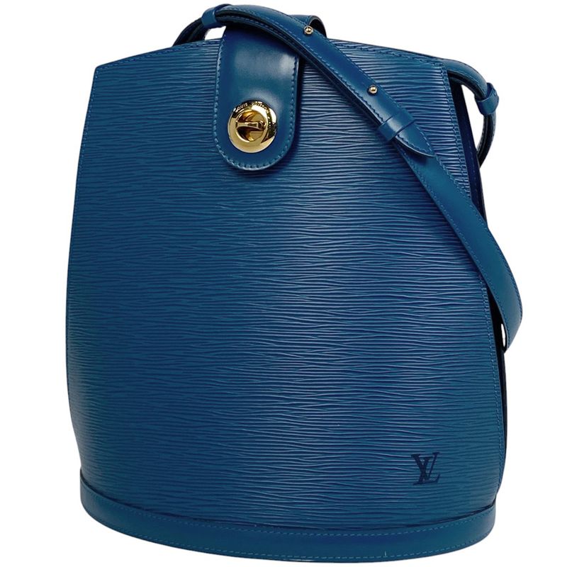 Louis Vuitton Cluny Shoulder One Shoulder Bag Epi Toledo Blue M52255 Women