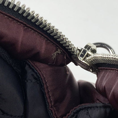 Prada Tessuto Bomber Handbag 2way Shoulder Bag Logo Plate Handbag Nylon Purple