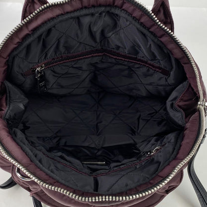 Prada Tessuto Bomber Handbag 2way Shoulder Bag Logo Plate Handbag Nylon Purple