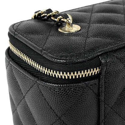 Chanel Coco Mark Chain Shoulder Bag Matelasse Small Vanity Shoulder Bag Caviar