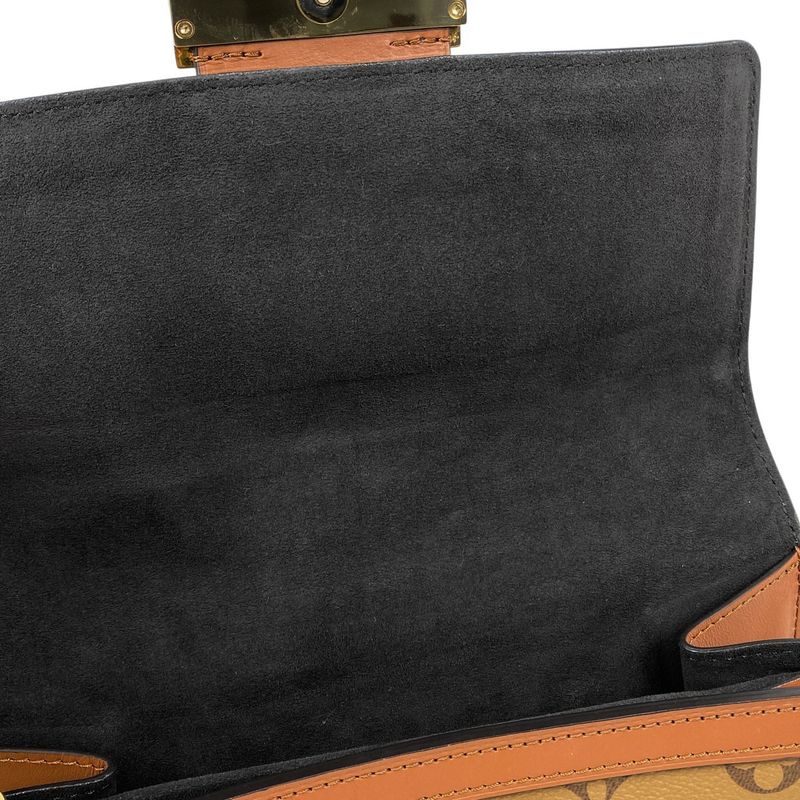 Louis Vuitton Dauphine MM 2way Shoulder Bag Monogram Reverse Brown M44391 Women