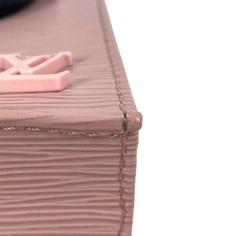 Louis Vuitton Petite Sac Pla 2way Shoulder Bag Bicolor Handbag Epi Rose