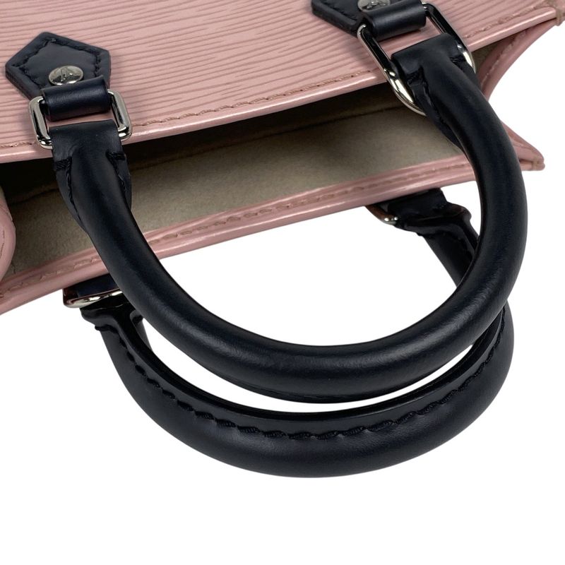 Louis Vuitton Petite Sac Pla 2way Shoulder Bag Bicolor Handbag Epi Rose