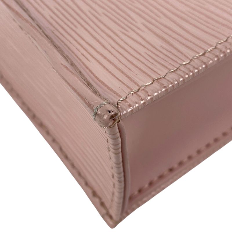 Louis Vuitton Petite Sac Pla 2way Shoulder Bag Bicolor Handbag Epi Rose