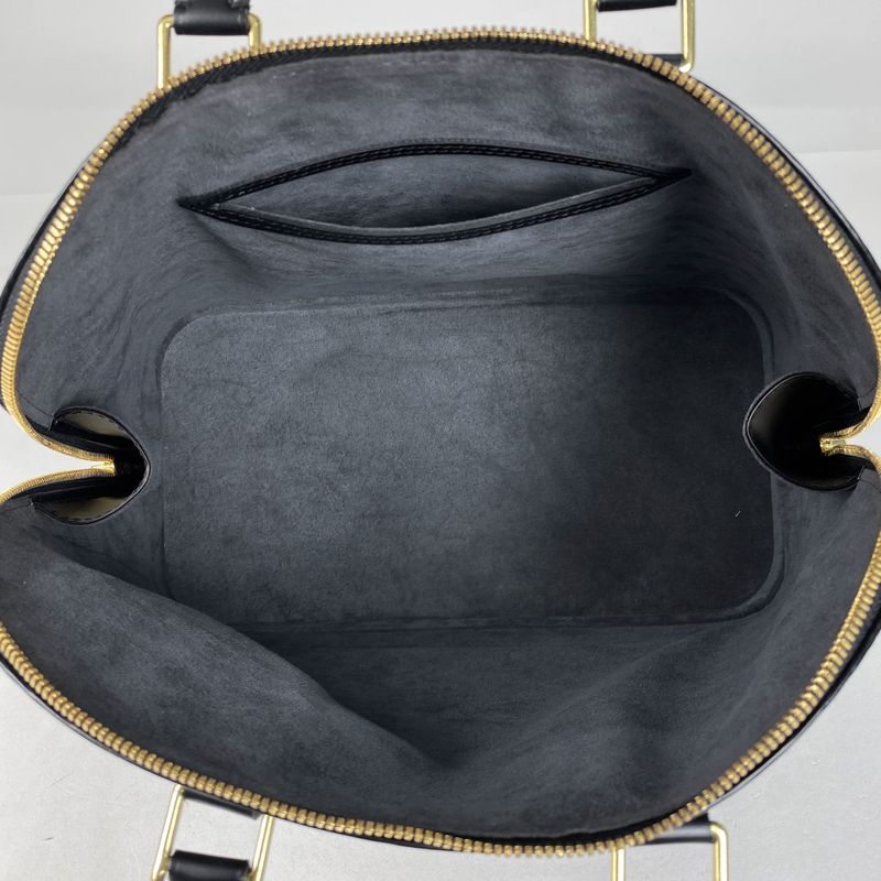 Louis Vuitton Alma Handbag Epi Noir Black (Black) M52142 Women