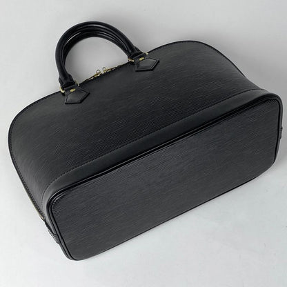 Louis Vuitton Alma Handbag Epi Noir Black (Black) M52142 Women