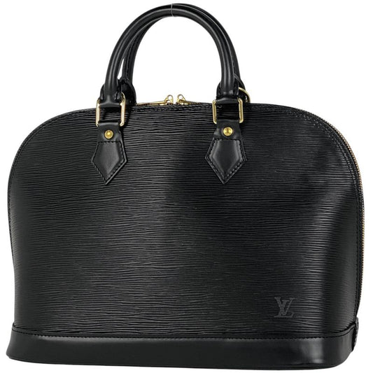 Louis Vuitton Alma Handbag Epi Noir Black (Black) M52142 Women