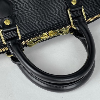 Louis Vuitton Alma Handbag Epi Noir Black (Black) M52142 Women