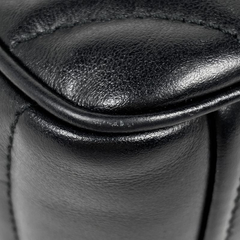 Prada Diagram Chain Shoulder Bag Logo Shoulder Bag Leather Nero (Black) 1bh083