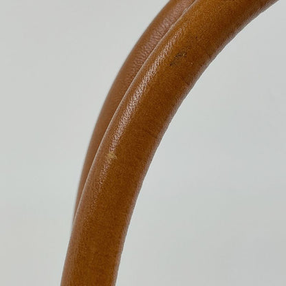 Celine Macadam Pattern Handbag 2way Shoulder Bag Handbag Leather Brown Women