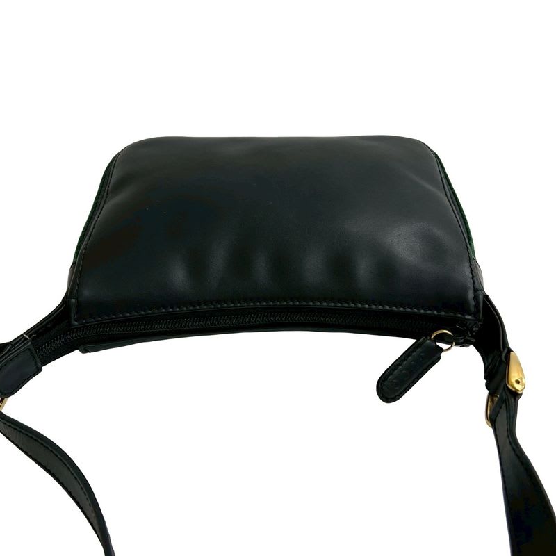 Gucci Vintage Sherry Line Leather Shoulder Bag