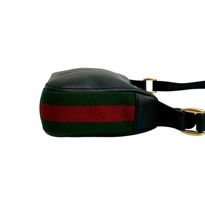Gucci Vintage Sherry Line Leather Shoulder Bag