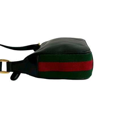 Gucci Vintage Sherry Line Leather Shoulder Bag