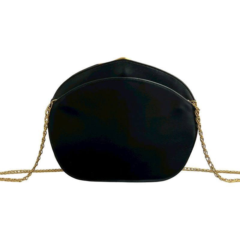 Cartier Vintage Sapphire Line Leather Chain Mini Shoulder Bag