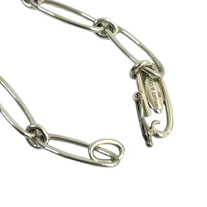Tiffany & Co Curved Heart Silver 925 Chain Bracelet