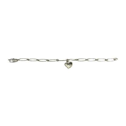 Tiffany & Co Curved Heart Silver 925 Chain Bracelet