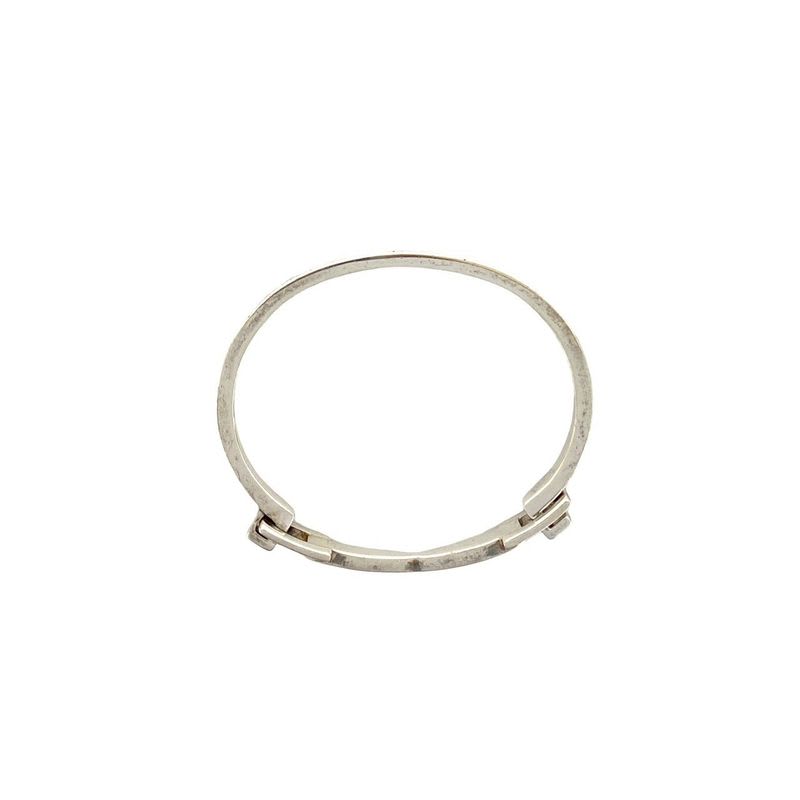 Gucci Horsebit Belt Motif Bangle Silver 925 Bracelet Accessories